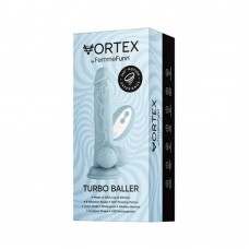 Femmefunn Vortex Turbo Baller 2.0 Rotating And Vibrating Dildo Light Blue Femmefunn Vortex Turbo Baller 2.0 Rotating And Vibrating Dildo Light Blue