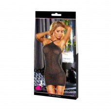 Lapdance Vip Mini Dress Black Metallic O/s