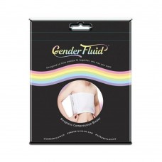 Gender Fluid Strapless Chest Compression Binder - Xl White