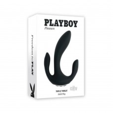 Playboy Triple Threat Rechargeable Come Hither Vibe Silicone 2am