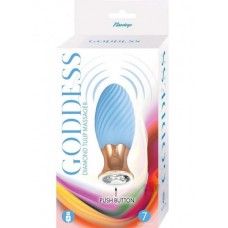 Goddess Diamond Tulip Massager Blue