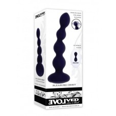 Evolved Pleasure Orbit Rechargeable Anal Vibe With Remote Silicone Purple