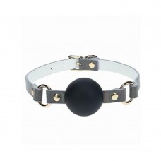 Ouch! Paris Collection Silicone Ball Gag Black