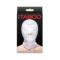 Hustler Taboo Zippered Mouth Hood White